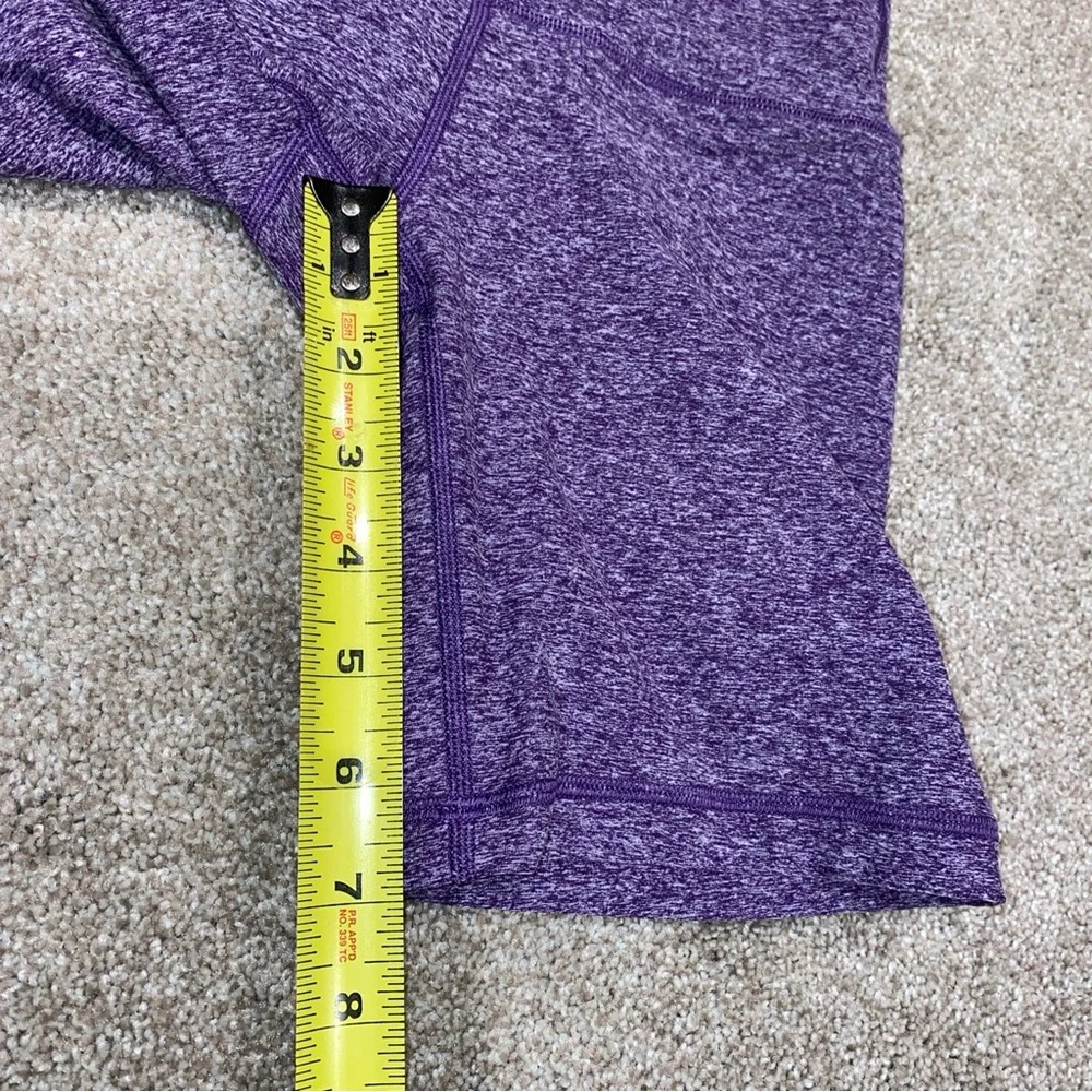 Aritzia TNA Action Cozy Fig Biker Shorts Size XS 7”‎ Purple